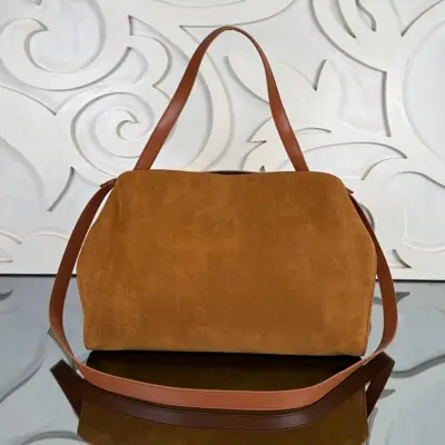 Hug Soft suede shoulder bag